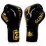 Fairtex BGVGL1 "Glory" Боксерские Перчатки Тайский Бокс Шнурки Черные